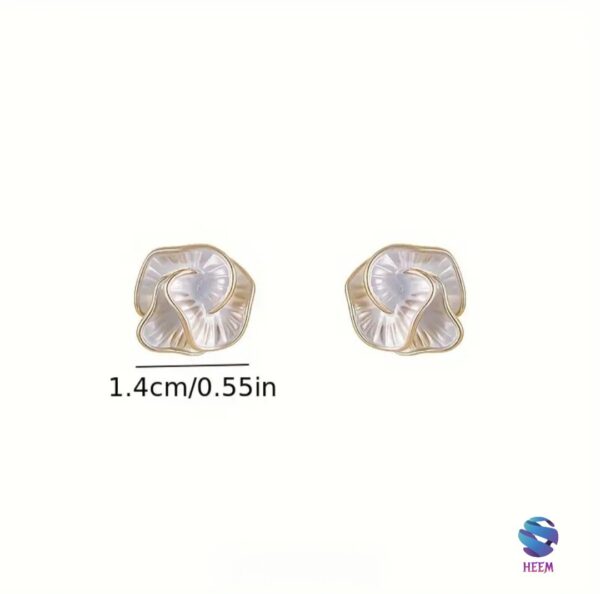 Pearl Flower Earrings