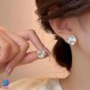 Pearl Flower Earrings