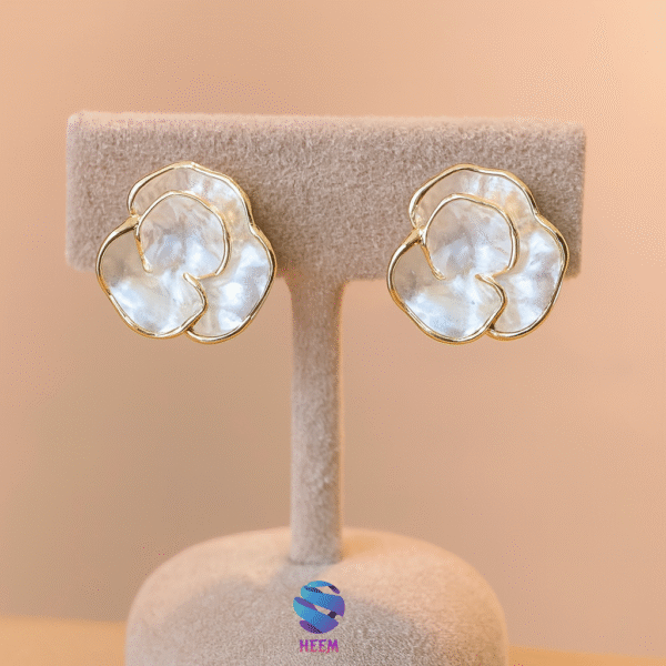 Pearl Flower Earrings