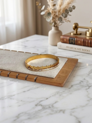 Regal Crown & Sparkle Bangle